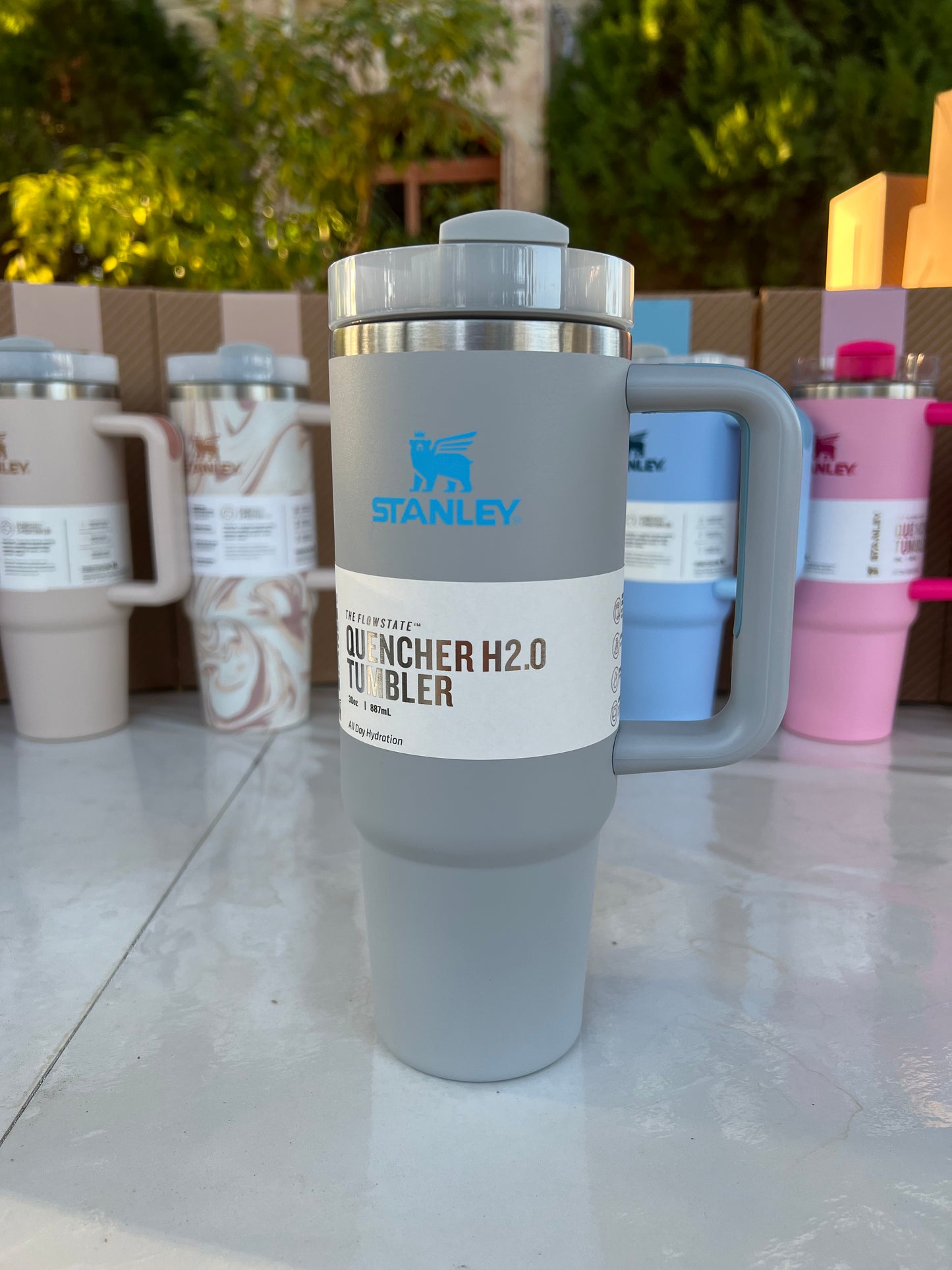 THE QUENCHER H2.0 FLOWSTATE™ TUMBLER | 30 OZ Fog Blue