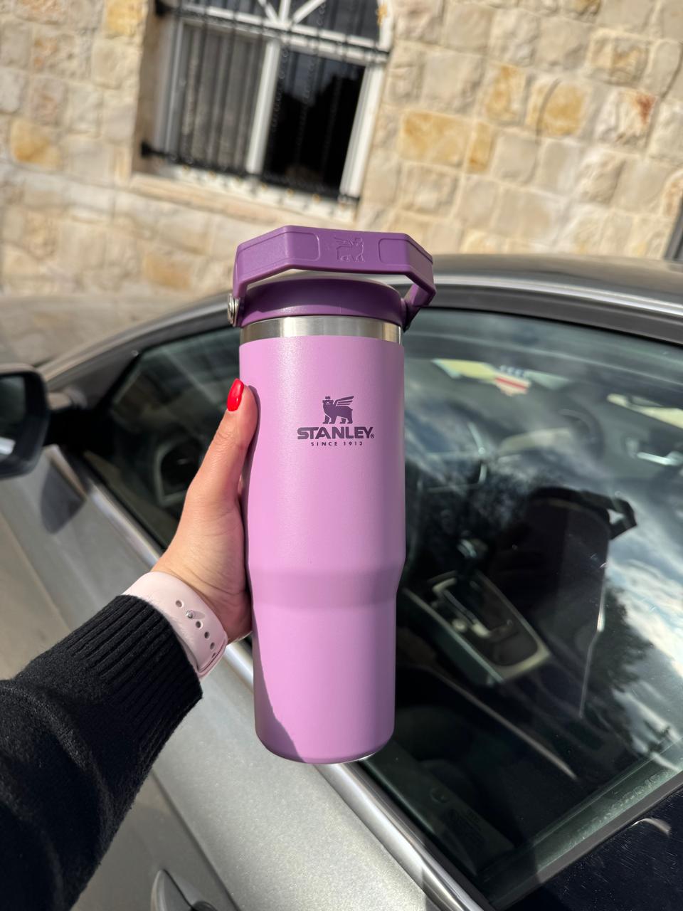 THE ICEFLOW™ FLIP STRAW TUMBLER | 30 OZ purple