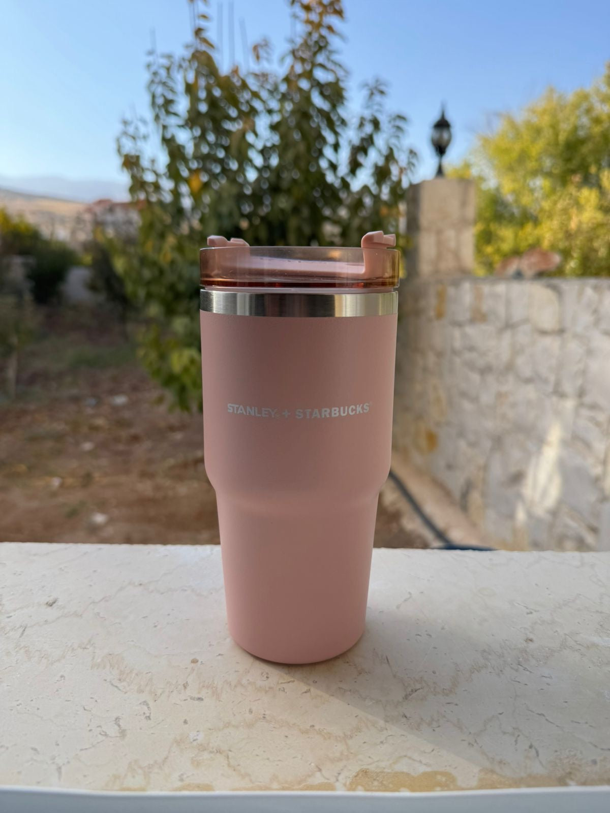 THE QUENCHER H2.0 FLOWSTATE™ TUMBLER | 20 OZ Stanley+Starbucks Rose