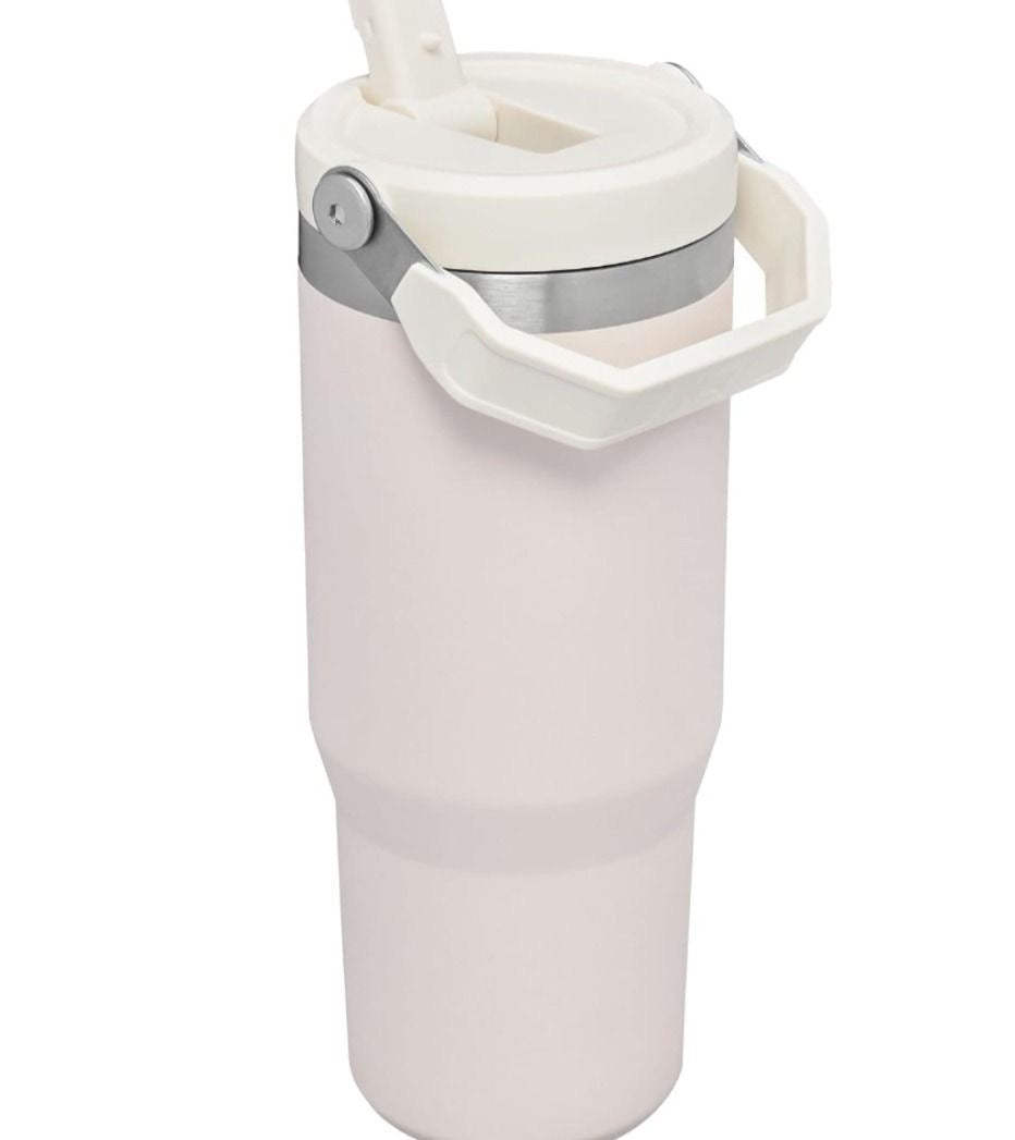THE ICEFLOW™ FLIP STRAW TUMBLER | 30 OZ Rose Pink