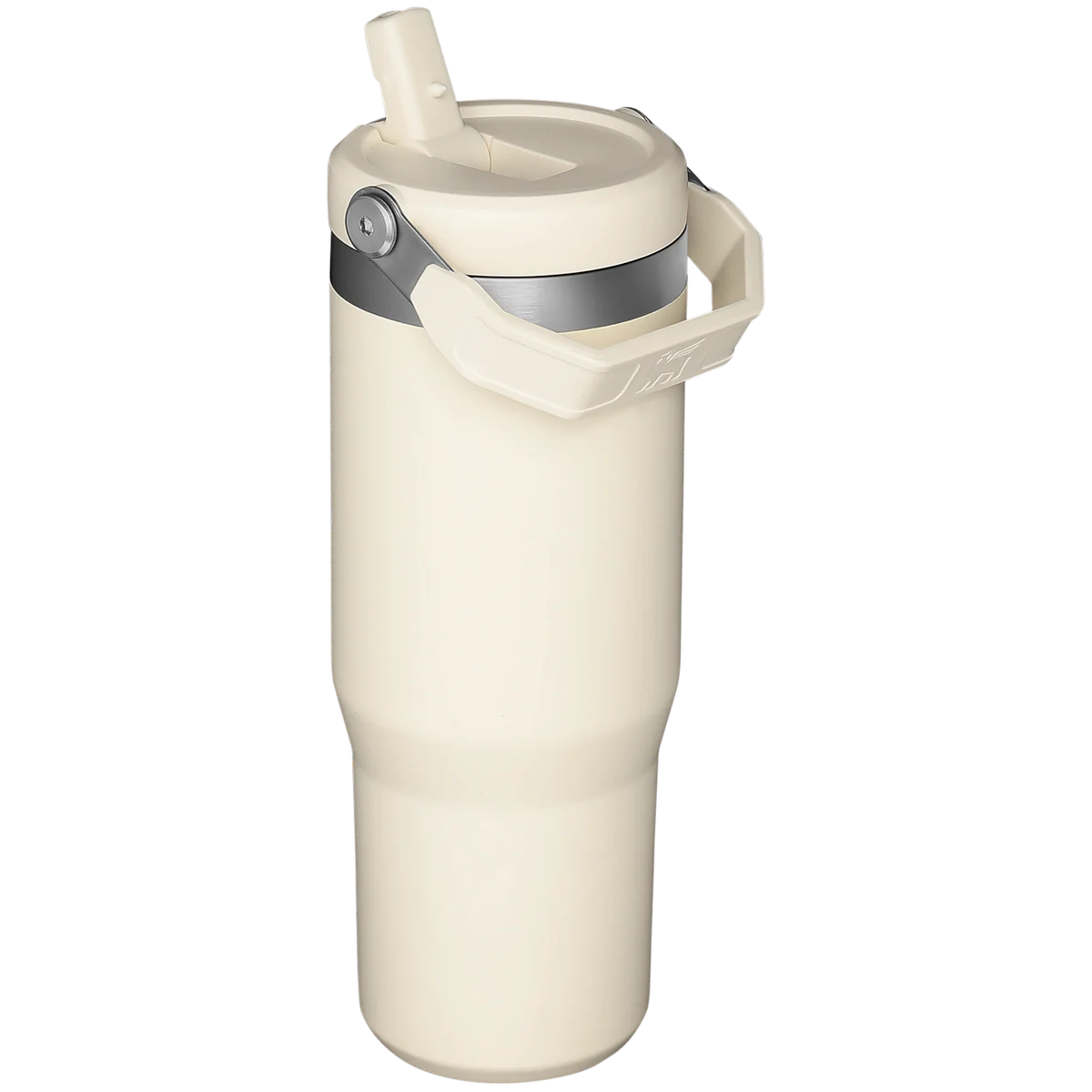 THE ICEFLOW™ FLIP STRAW TUMBLER | 30 OZ Cream White