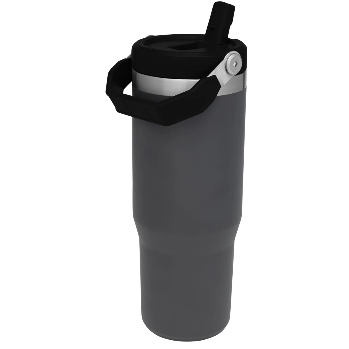 THE ICEFLOW™ FLIP STRAW TUMBLER | 30 OZ Black