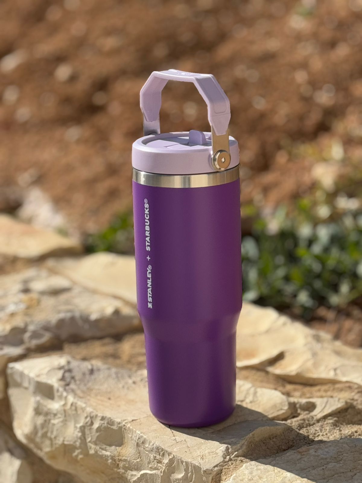THE ICEFLOW™ FLIP STRAW TUMBLER | 30 OZ Purple Starbucks