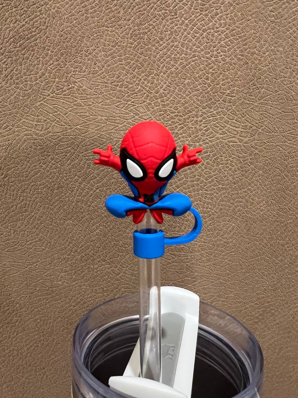 spiderman straw covers