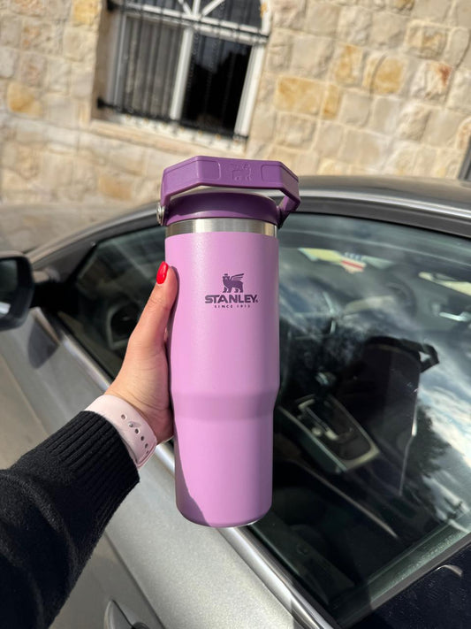 THE ICEFLOW™ FLIP STRAW TUMBLER | 30 OZ purple